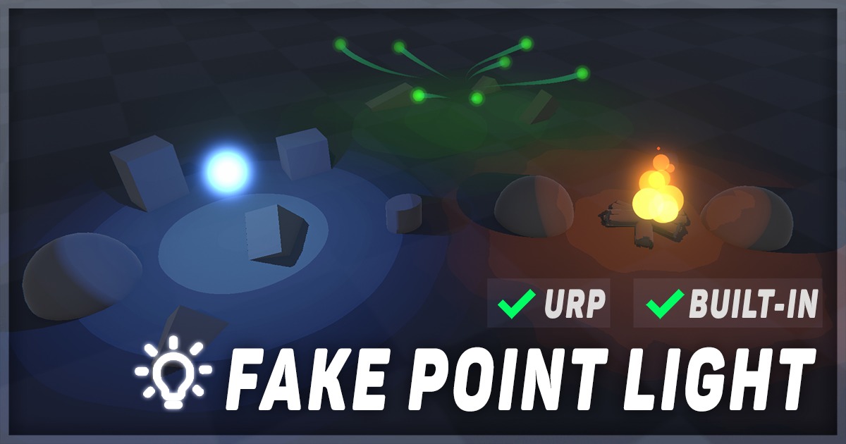 Fake Unitypoint Light Texture Unity Fake Point Light (URP/Built-In) | VFX Shaders | Unity Asset Store
