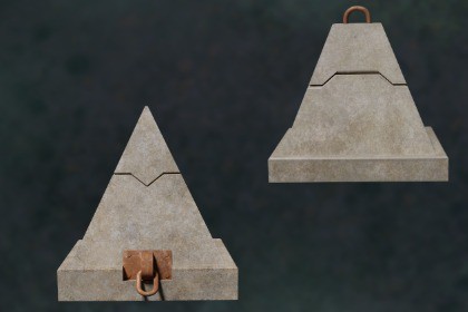 Military Anti Tank Dragon Teeth Series Metal Fortress Obstacle G5 - N1-3
