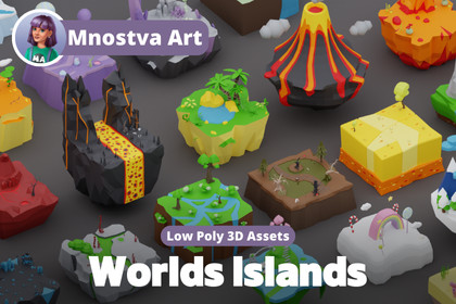Low Poly Worlds Islands Exteriors