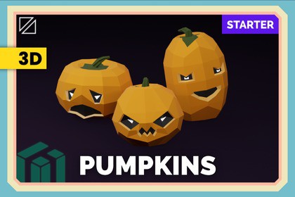 Pumpkins - PolyPack Starter - Low Poly Assets
