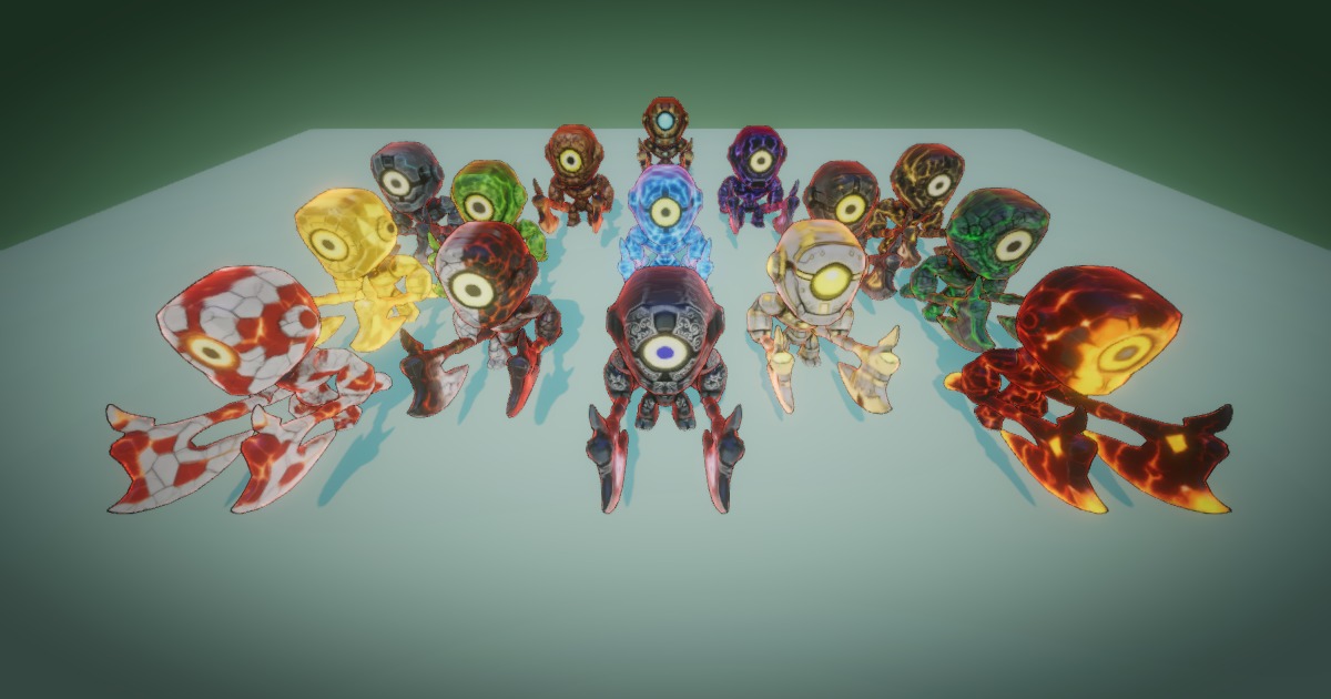 Fantasy Monster 28 (Rig + Animation) – PixeliusVita | 3D Creatures ...