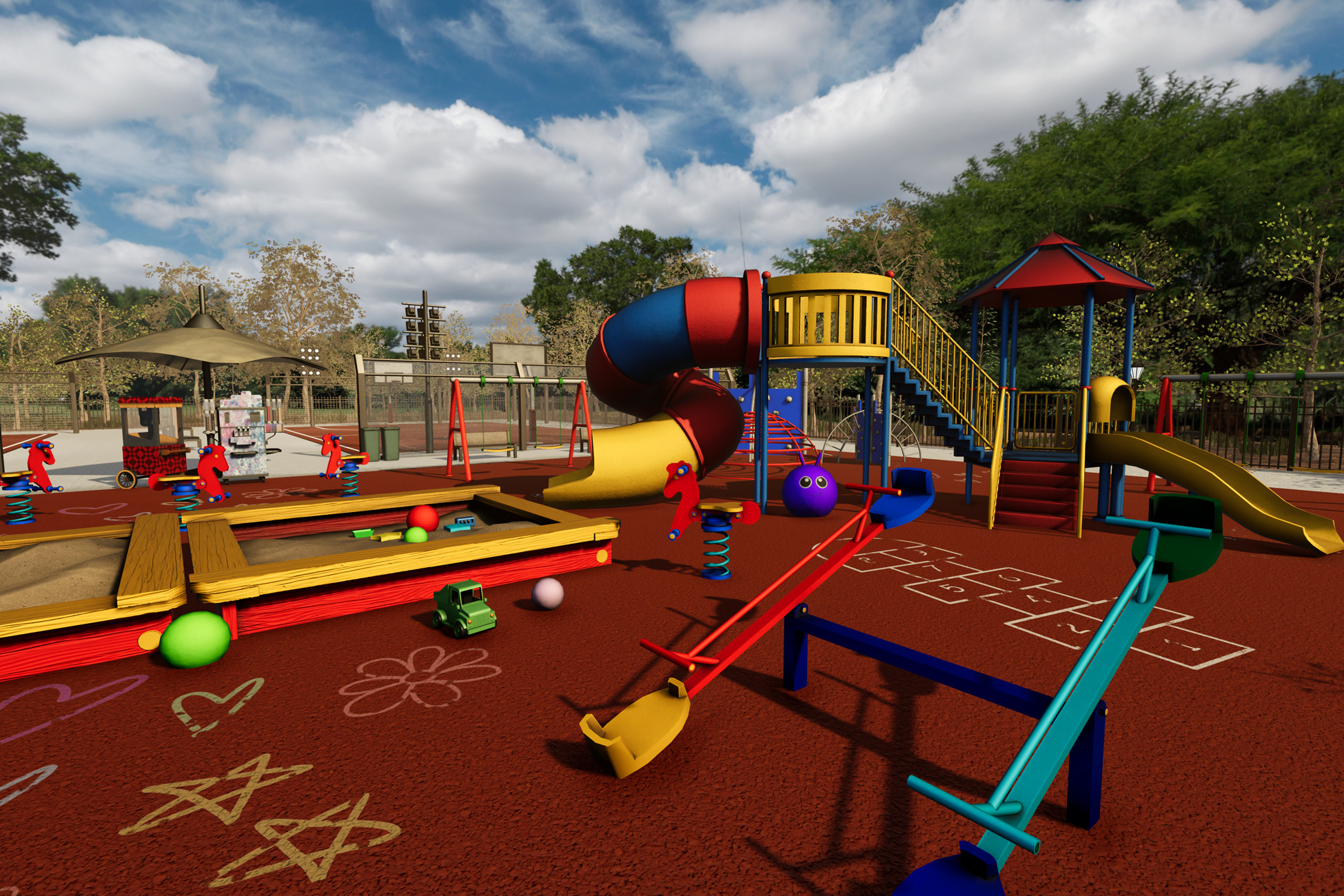 Unity Playground Playground & Park (URP) | 3D Urban | Unity Asset Store