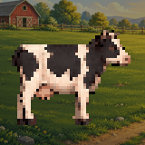 Pixel Farm Animals - Adults and Babies v.1