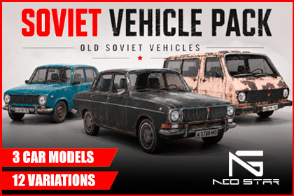 Old Soviet Cars Pack