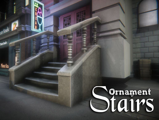 Ornament Stairs | 3D Props | Unity Asset Store