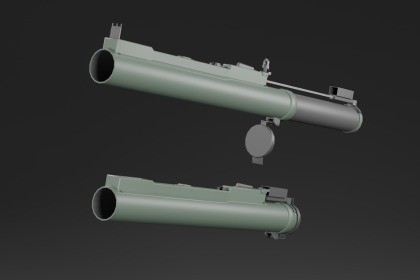 Low poly Grenade Launcher
