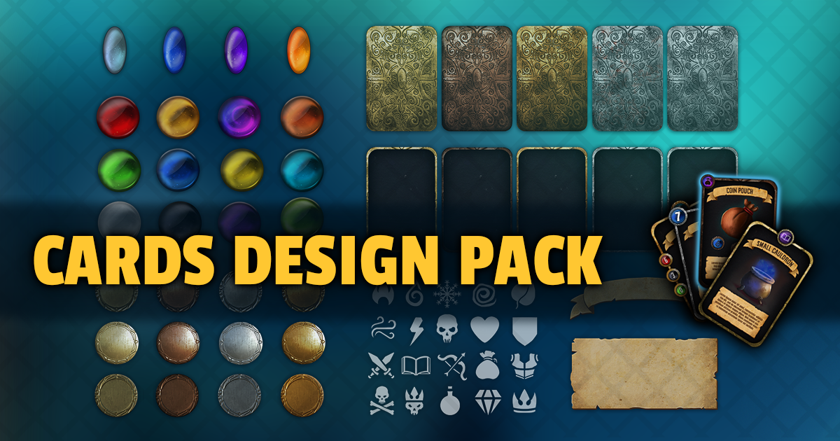 Card Game GUI - Cards Design | 2D GUI | Unity Asset Store