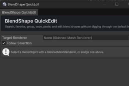 BlendShape QuickEdit