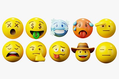 10 Emoticon Yellow Ball Pack Part 4