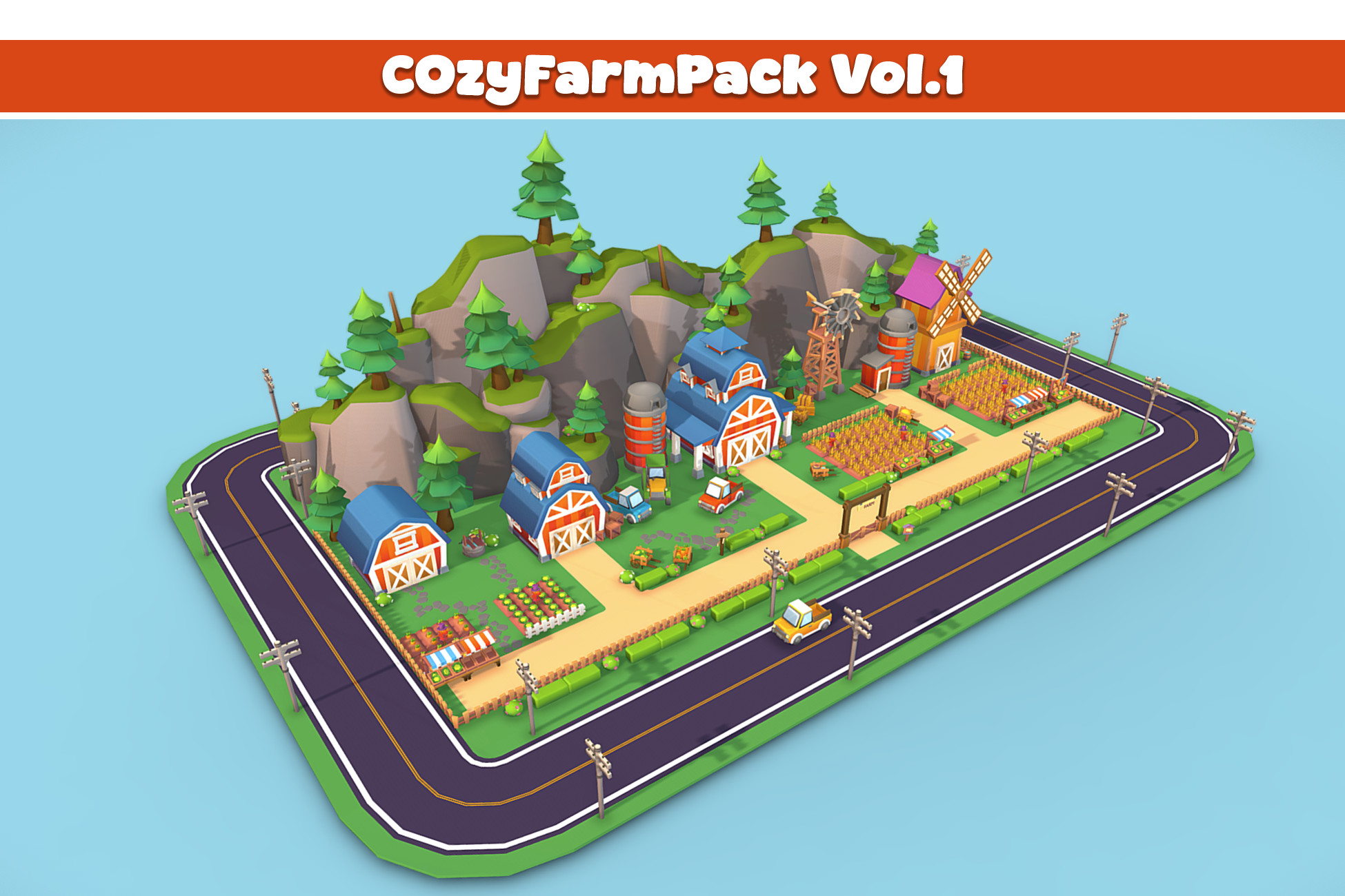 CozyFarm Pack Vol.1 | 3D Environments | Unity Asset Store