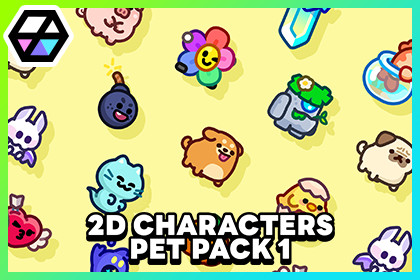2D Characters - Pet Pack 1