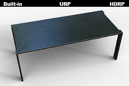 Black Industrial Office Desk 3D Model
