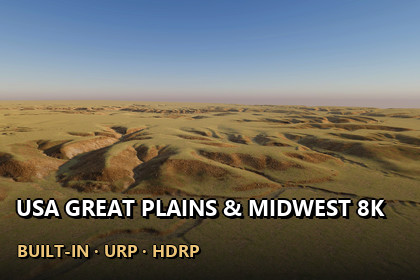 USA Great Plains & Midwest Real-World Terrains 8K