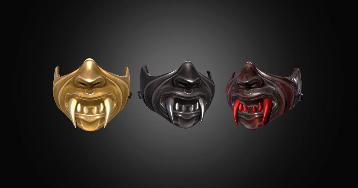 Mask Samurai | 3D Props | Unity Asset Store