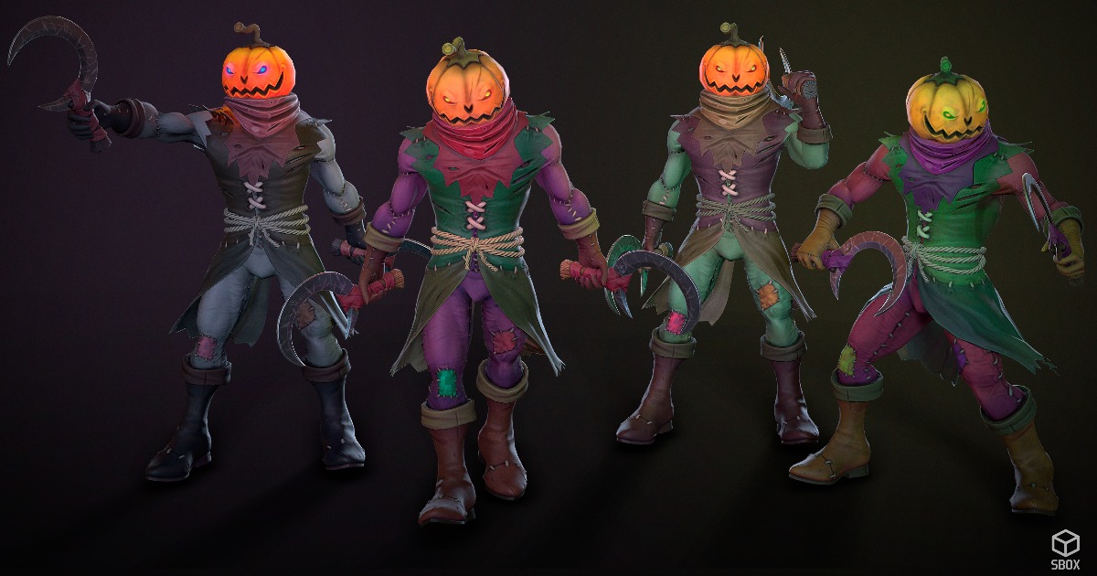 PumpkinHead_1 | 3D Humanoids | Unity Asset Store