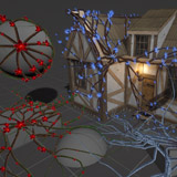 Particles roots & vine system