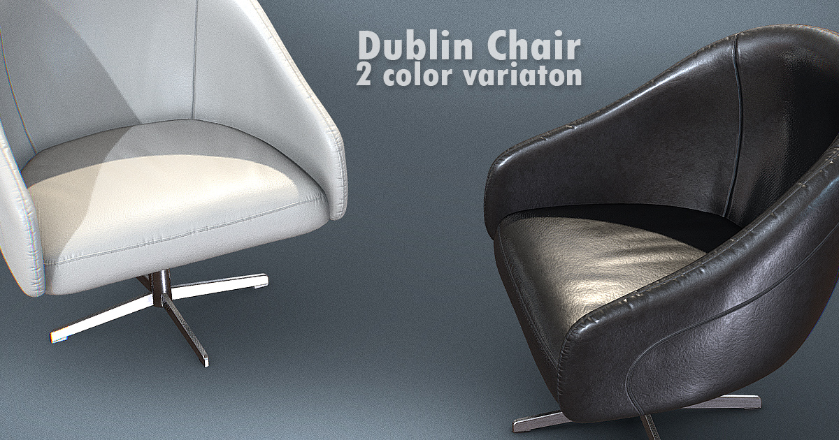 Dublin Chair 3D Furniture Unity Asset Store