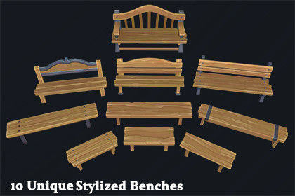 10 Stylized Benches