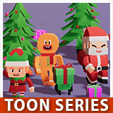 Christmas Characters Pack Toon Series