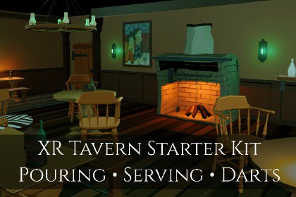 XR Tavern Interaction Starter Kit – VR Pouring, Serving & Mini-Game Template