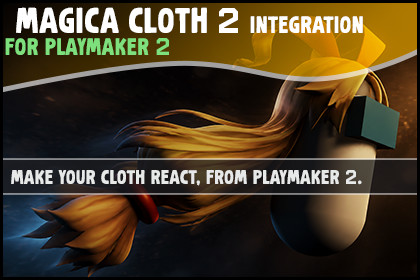 Magica Cloth 2 Integration for PlayMaker 2