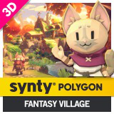 POLYGON - Fantasy Village - Art by Synty