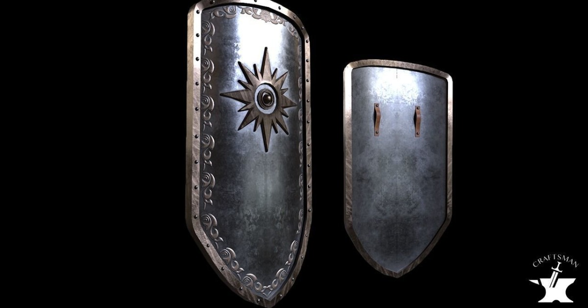 Medieval Shield-2 | 3D Weapons | Unity Asset Store