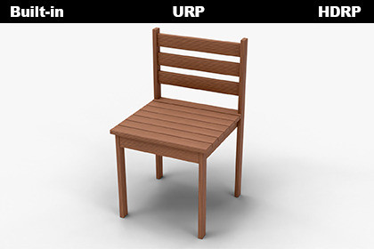 Realistic Wooden Chair | Game-Ready 3D Furniture Model for Unity
