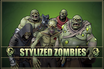 Stylized Fantasy Zombie Enemy Pack