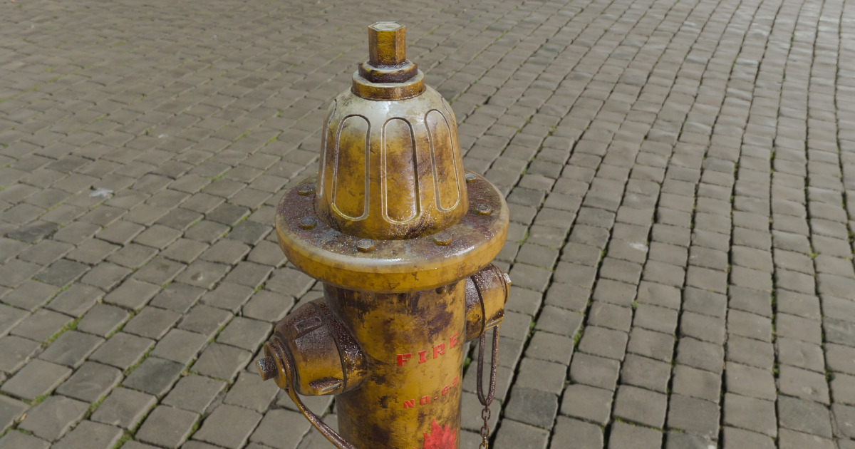 Low Poly Fire Hydrant - 3 Texture Variants Pack | 3D Urban | Unity ...