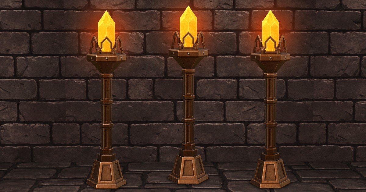 Medieval Torch_Stand_2 | 3D Interior | Unity Asset Store