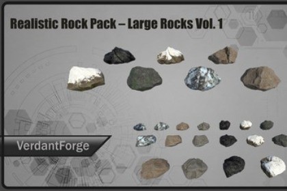 Realistic Rock Pack – Large Rocks Vol. 1