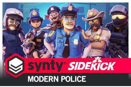 Modern Police – Sidekick Modular Characters by Synty