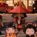 Samurai Realm : Chibi papercraft Japan feudal Asset pack