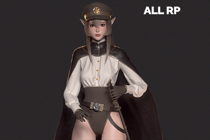 Lyanna - Steampunk Commander Elf Girl