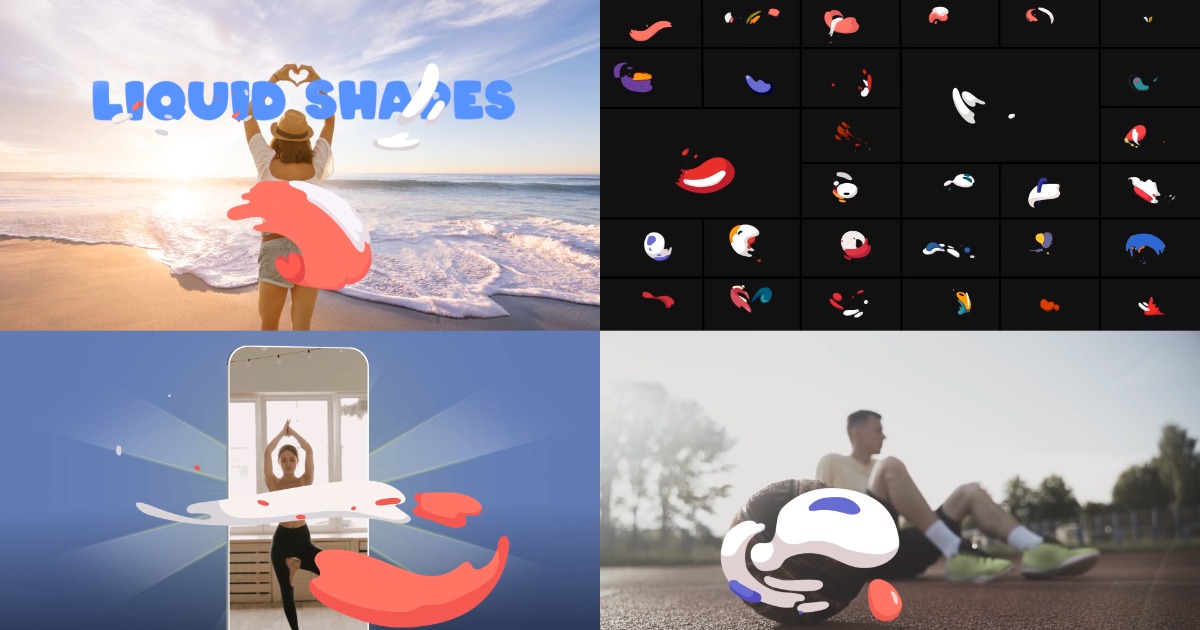 Colorful Liquid Shapes (01.01.23) | 2D Textures & Materials | Unity ...