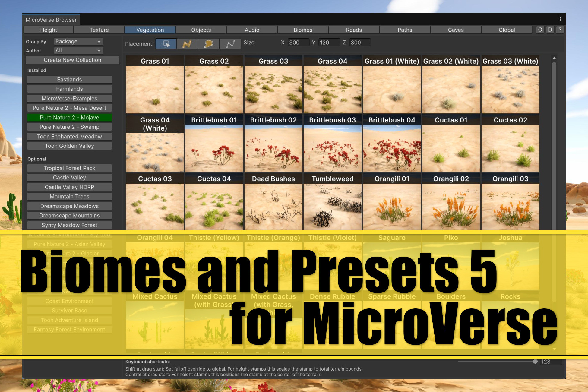 Biomes and Presets 5 for MicroVerse