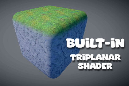 Simple Triplanar Terrain Shader – Grass & Snow (Built-In)