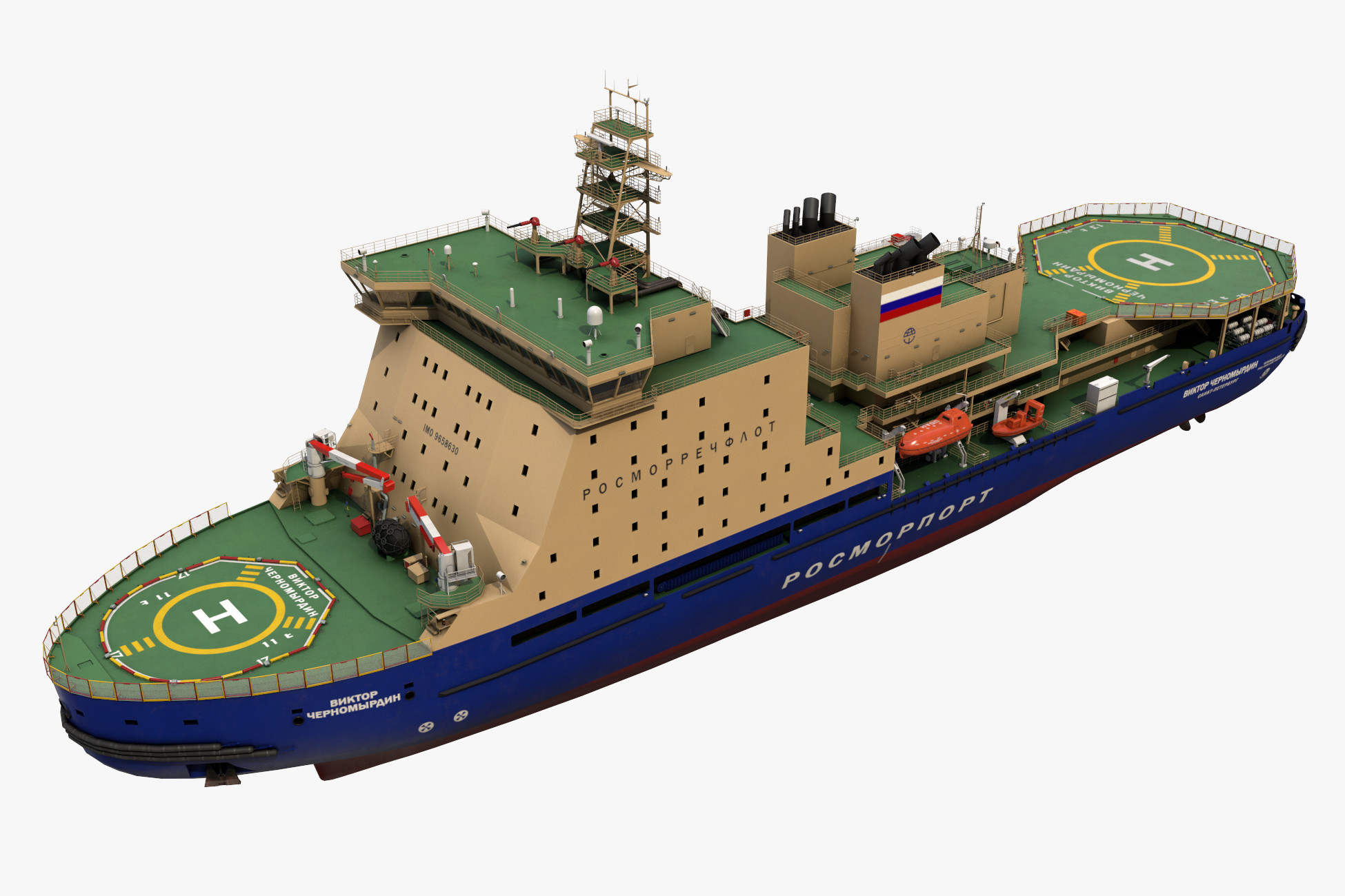 Icebreaker LK25 3D Sea Unity Asset Store