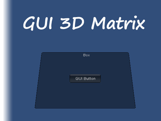 GUI 3D Matrix | GUI 도구 | Unity Asset Store