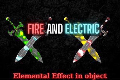 Elemental Effect Shader In Object