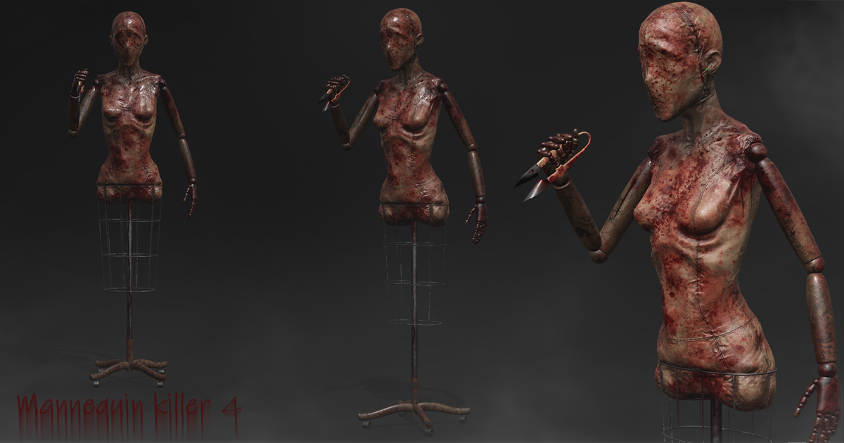 Mannequin killer 4 3D クリーチャー Unity Asset Store