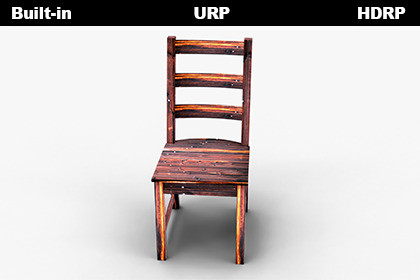 Realistic Wooden Chair 3D Model – Game Ready Asset