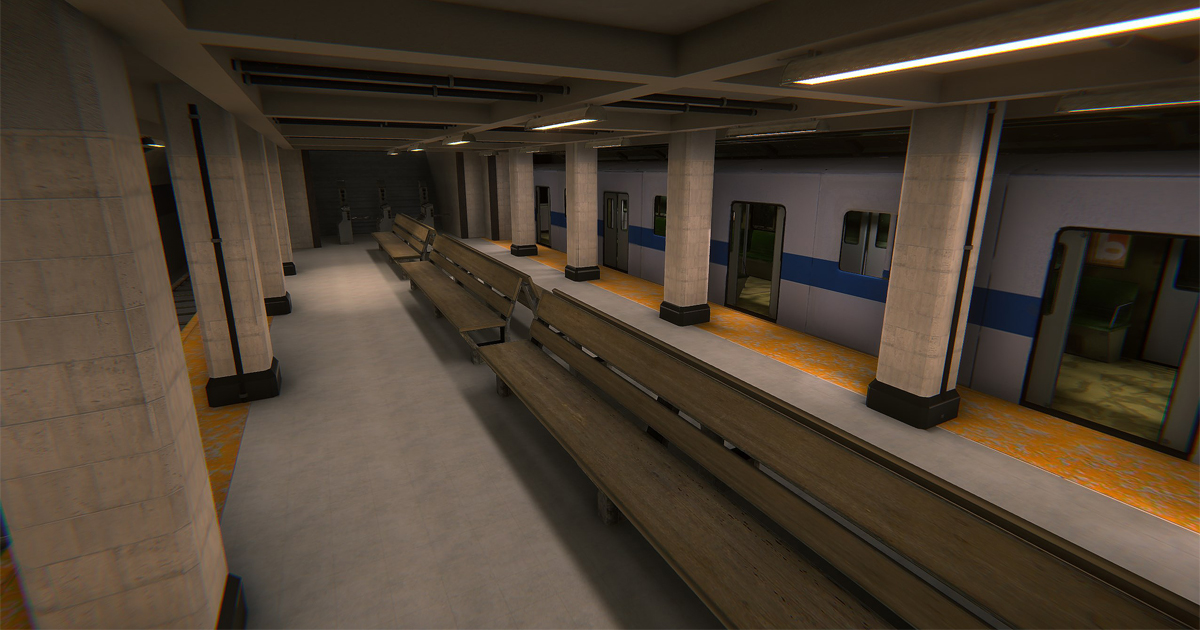 Subway Environment | 3D Urban | Unity Asset Store
