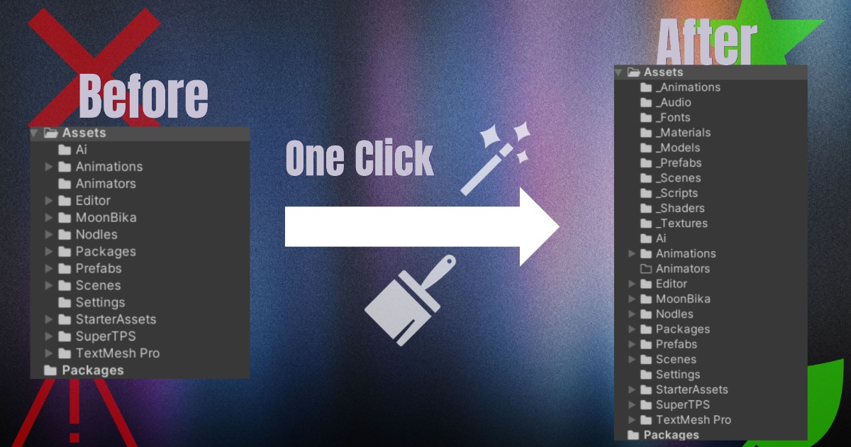 Folder Organizer Window – Smart Auto Folder Sorting for Unity | 유틸리티 도구 ...