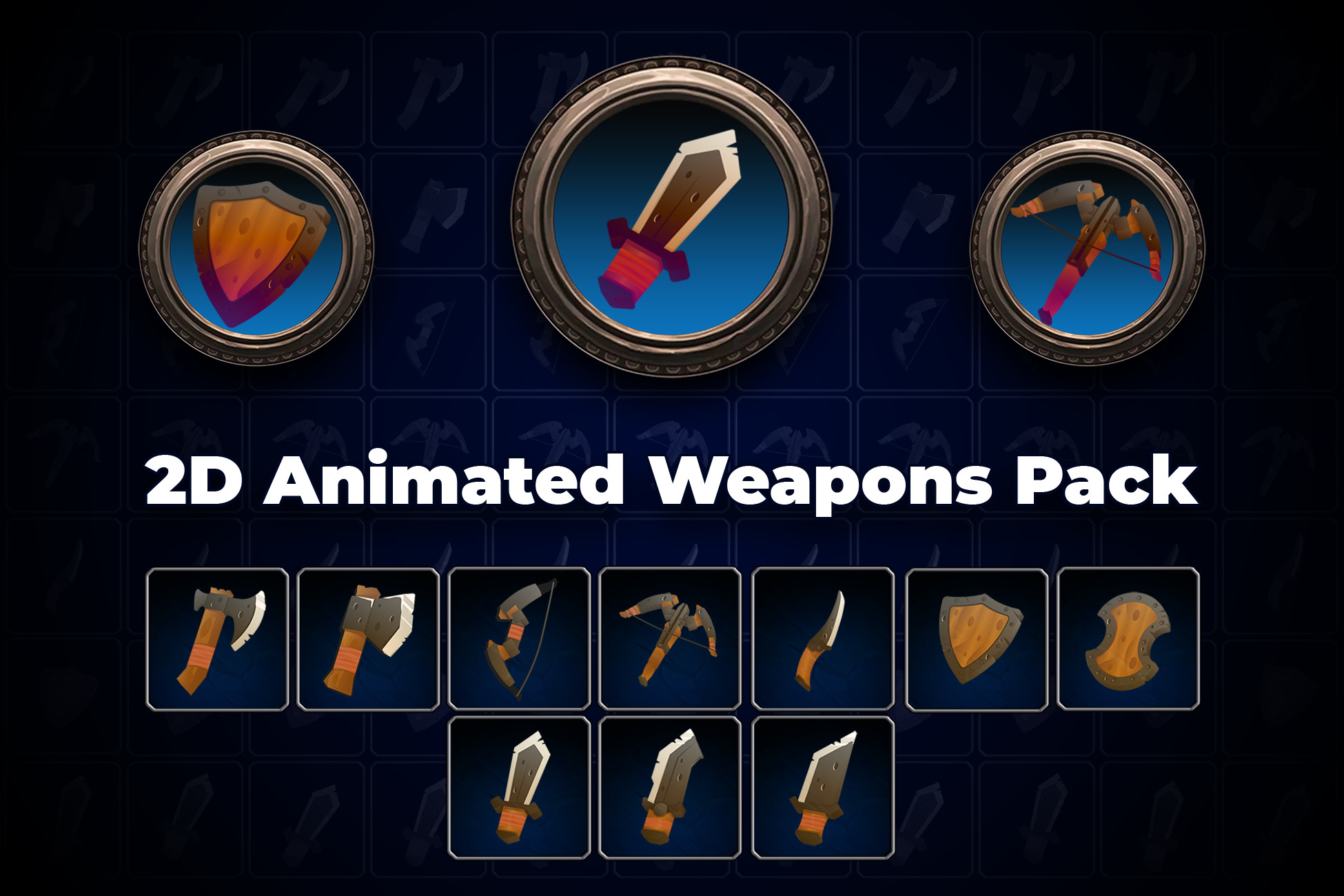2D Animated Weapons Pack | 2D | Unity Asset Store
