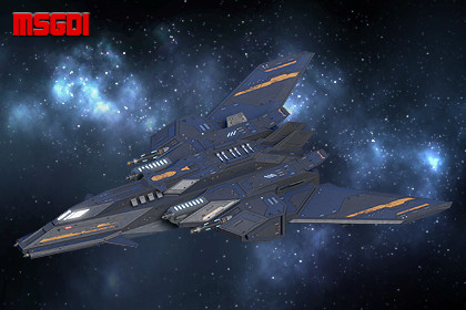 Spaceship Vindicator Fighter