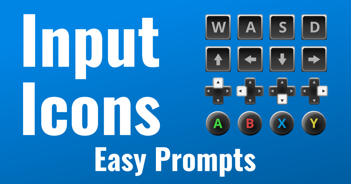 Input Icons for Input System | GUI Tools | Unity Asset Store