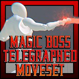 Magic Boss Telegraphed Moveset