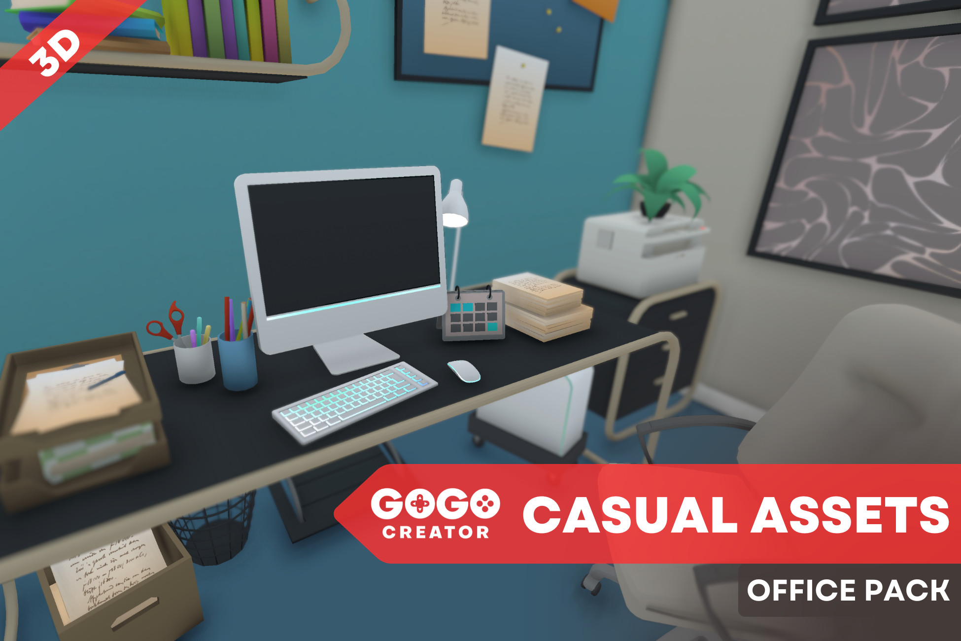 Casual Office Pack | 3D Interior | Unity Asset Store
